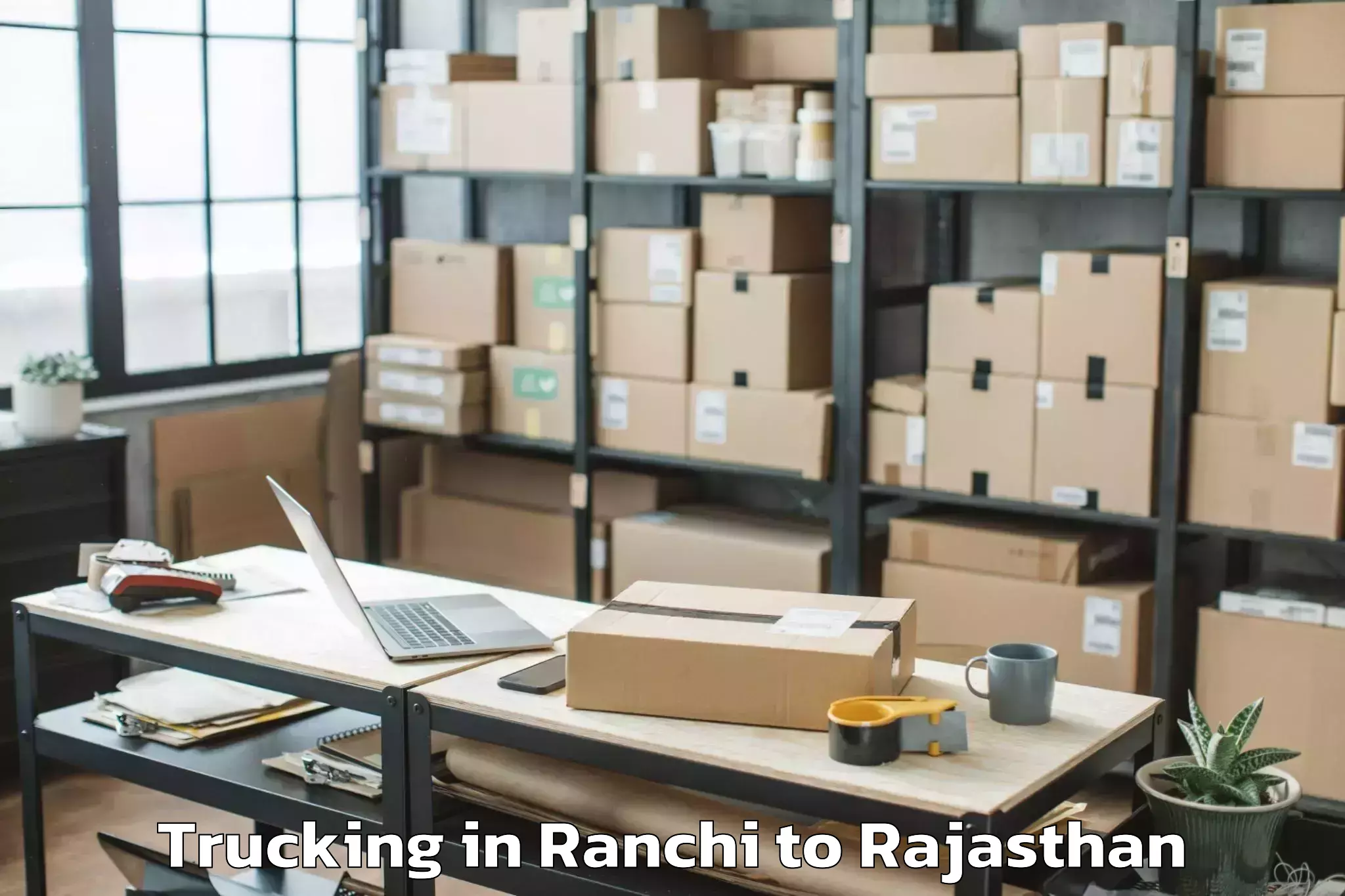 Comprehensive Ranchi to Sangam University Bhilwara Trucking